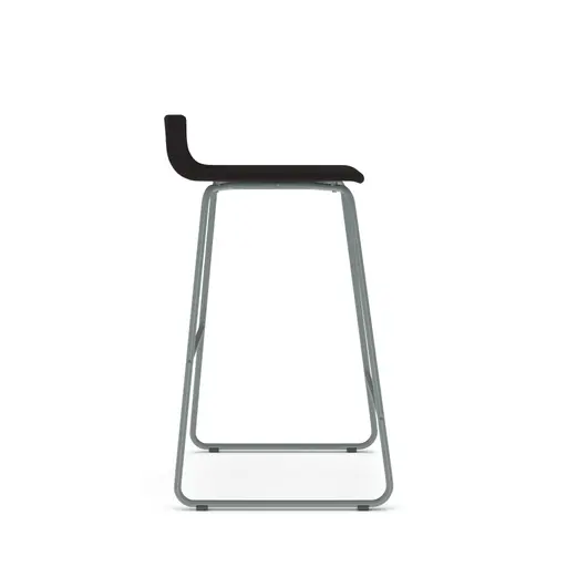 Barhocker - Stoff, Schwarz