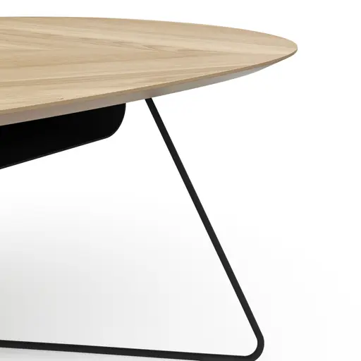 Couchtisch Fano - LBH ca. 121x75x38 cm, Eiche natur, Furnier