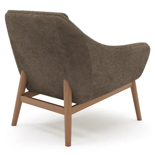 Sessel Karasu - Posh, Stoff, Taupe