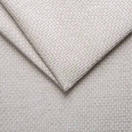 Nachttisch- Creme, mit Glasplatte, inkl. Beleuchtung