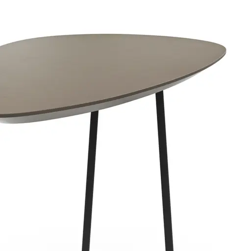 Sofatisch Fano - LBH ca. 57x39x54 cm, Fenix, Taupe