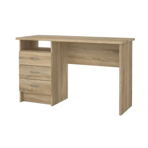 Schreibtisch - LB ca. 120x48 cm, Eiche Struktur Nachbildung