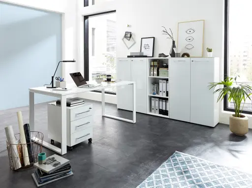 Aktenschrank GWEN - B ca. 80 cm, Weiß