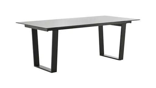 Esstisch Dinner - verlängerbar, LB ca. 200x95 cm, Kunststoff, Hellgrau