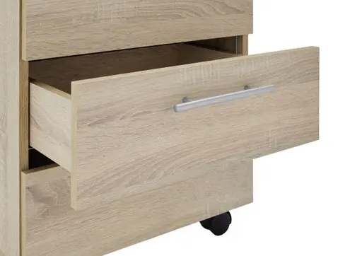 Rollcontainer - B ca. 40 cm, Sonoma Eiche Nachbildung