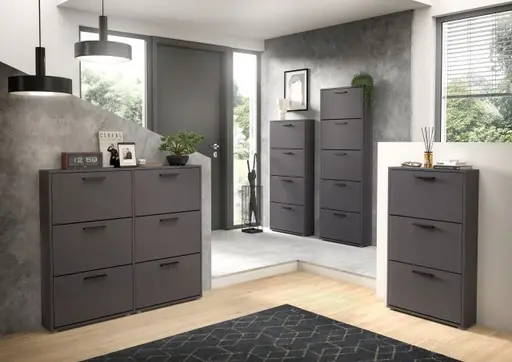 Schuhkipper - B ca. 59 cm, Anthrazit