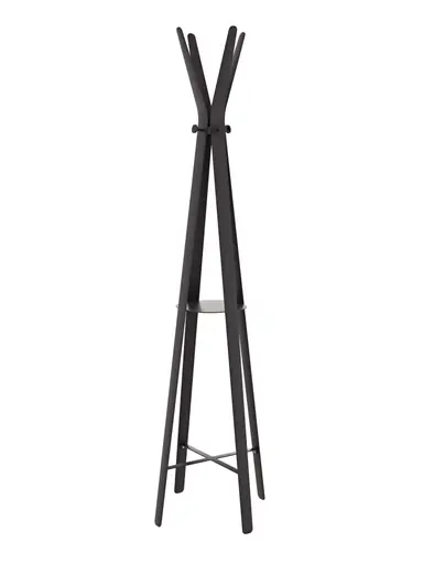 Garderobenständer Signe - Lack, Schwarz