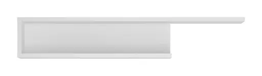 Wohnwand - mit Beleuchtung, Weiß