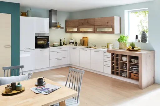 L-Küche 43.140 1 425, Arctic weiß