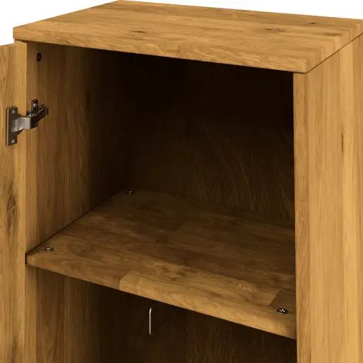 Garderobenschrank Savannah - Wildeiche massiv, natur geölt