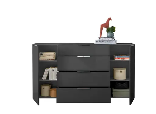 Sideboard- B ca. 180 cm, Anthrazit