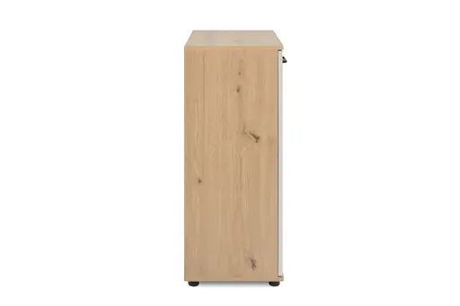 Kommode- B ca. 60 cm, Eiche Dekor, Beige