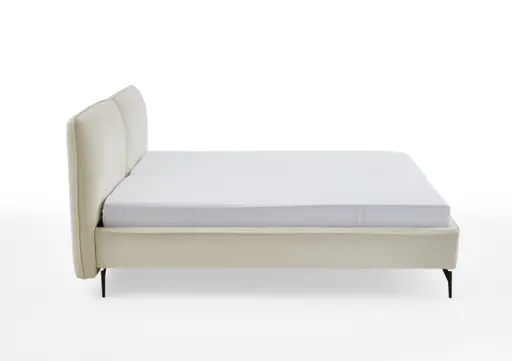 Polsterbett - Liegefläche ca. 180x200 cm, Stoff, Natur