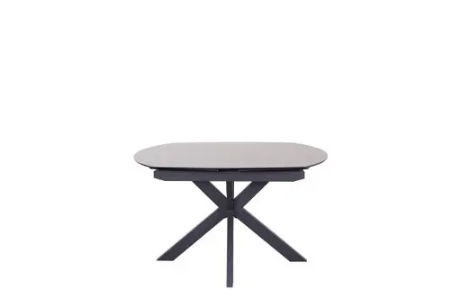 Esstisch MEGGIE - ausziehbar, LB ca. 130x100 cm, Keramik, Grau