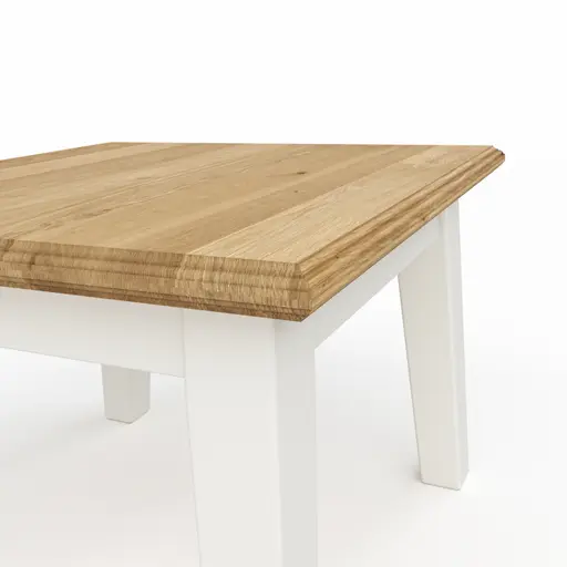 Beistelltisch Louisiana - LBH ca. 70x70x45 cm, Weiß