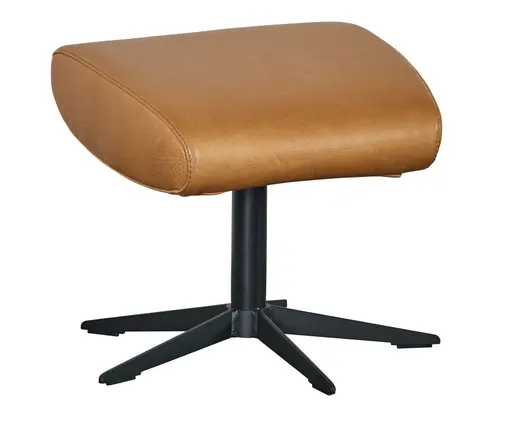 Hocker Girona - Leder, Cognac