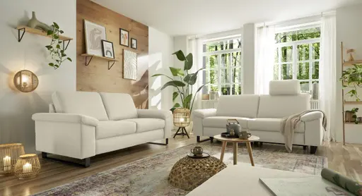 Sofa CALM PLUS 2.0 - 2,5-Sitzer, Stoff, Natur