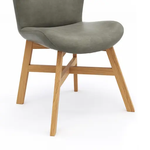 Stuhl Dalyan - Stoff, Grau