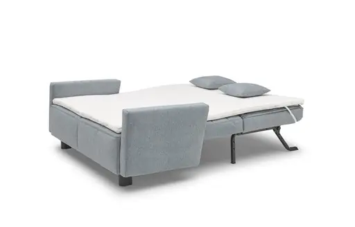 Funktionssofa EASY Optik D - 2-Sitzer, 140 cm inkl. Schlaffunktion, Stoff, Türkis