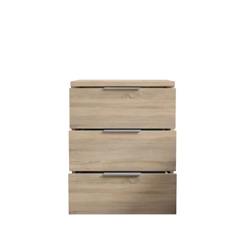 Nachtkommode- Sandeiche Dekor