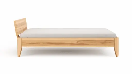 Bettgestell 1660 - Liegefläche ca. 140x200 cm, Kernbuche massiv, geölt