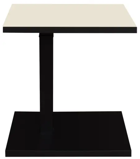 Beistelltisch - höhenverstellbar, LB ca. 45x35 cm, Kaschmir, Schwarz