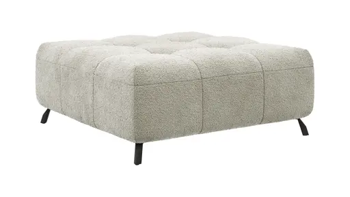 Hocker Comodo - Stoff, Offwhite