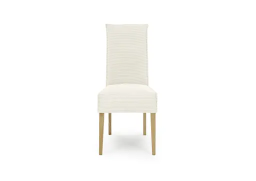 Stuhl SITTING TOGETHER_K- Stoff, Creme, Eiche Natur