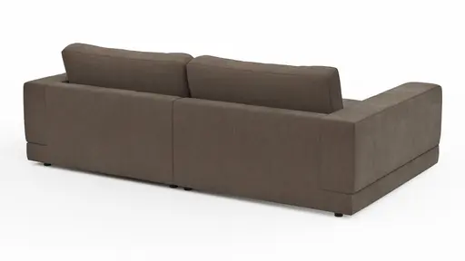 Megasofa Juni Lounge - B ca. 252 cm, Stoff, Mocca