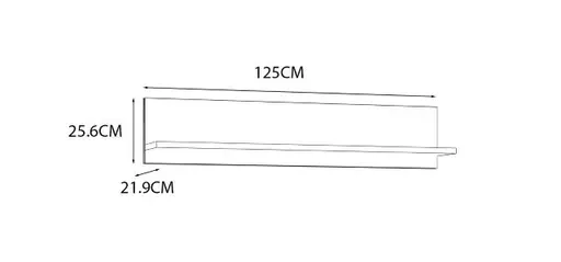 Wandboard FARES- Eiche Dekor