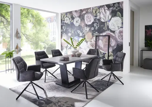 Sessel - Stoff, Anthrazit