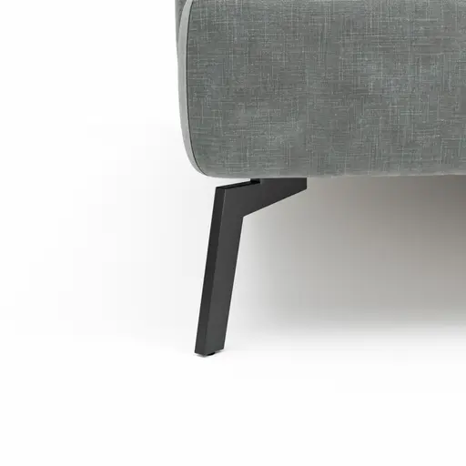 Bett Alvito - Liegefläche 180x200 cm, Stoff, Silberfarben