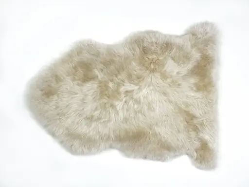 Natur-Schaffell - LB ca. 95x60 cm, Bisque