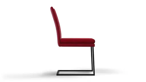 Freischwinger Saragossa - Stoff, Rot