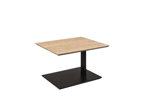 Couchtisch - höhenverstellbar, LBH. ca. 70x60x47-65 cm, Wildeiche