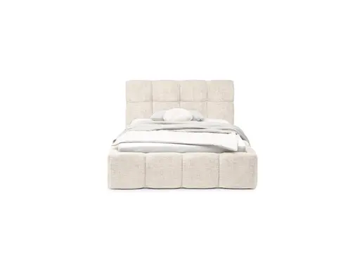 Bettgestell SANDRIN R- Liegefläche ca. 160x200 cm, Stoff, Creme