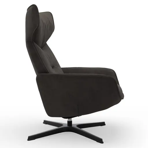 Relaxsessel Helge - Stoff, Dunkelgrau