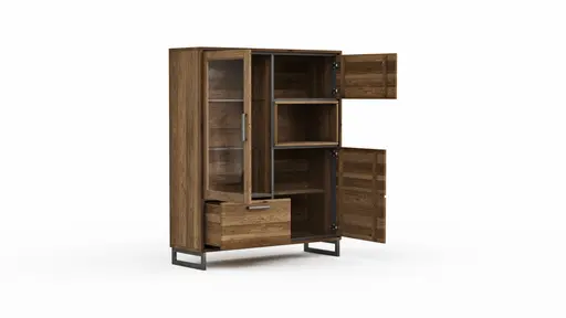 Wandboard Farmingdale - Eiche massiv, legno