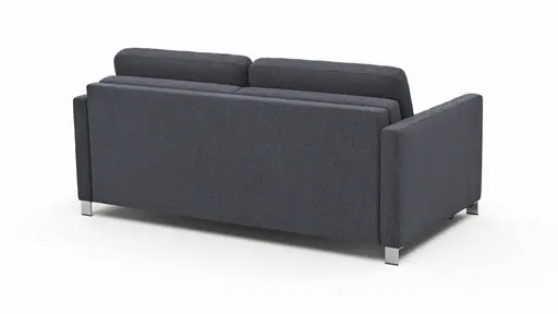 Sofa Nuoro - 2,5-Sitzer inkl. Schlaffunktion, Armlehne schmal, Stoff, Eisblau