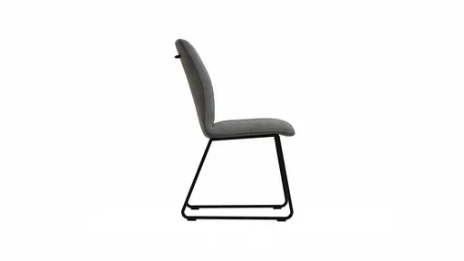 Stuhl Dinner - Stoff, Grau