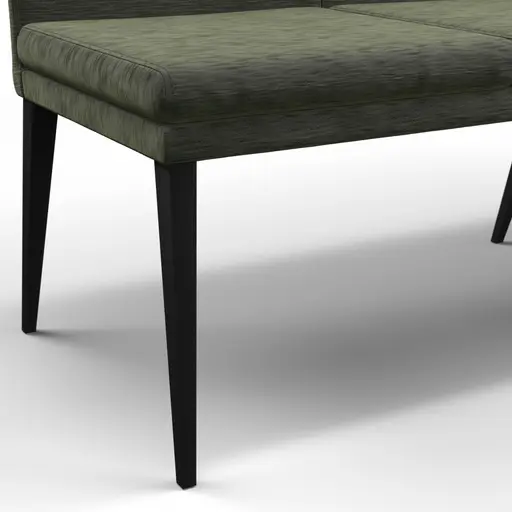 Polsterbank Saragossa - Breite ca. 200cm, Stoff, Eukalyptus