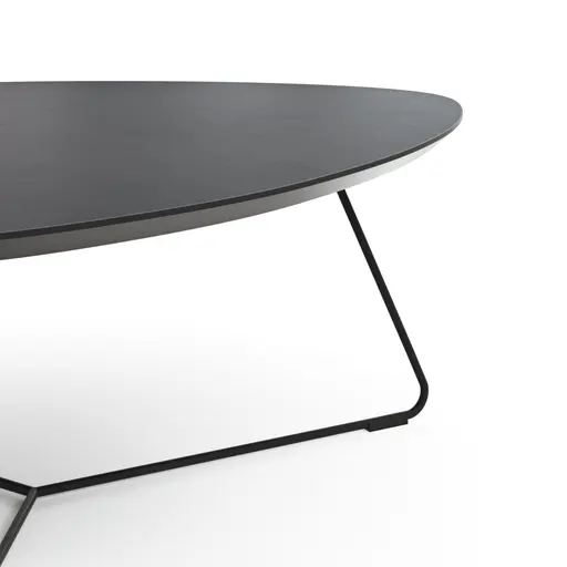 Couchtisch Fano - LBH ca. 87x78x33 cm, Fenix, Schwarz