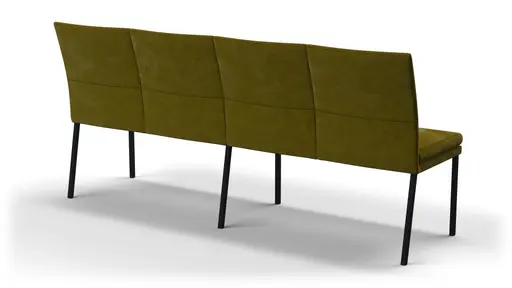 Polsterbank Saragossa - Breite ca. 200 cm, Stoff, Moos