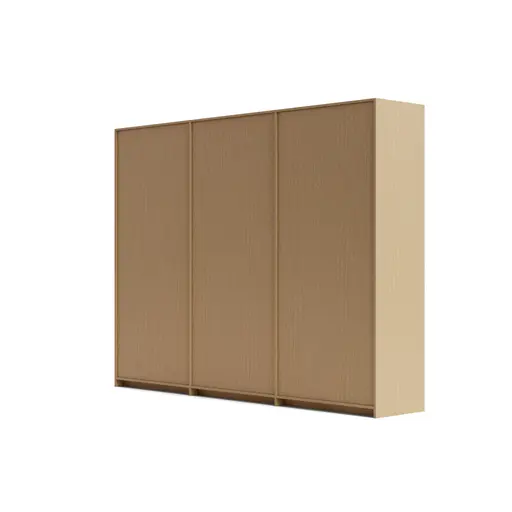 Drehtürenschrank Caluma - B. ca. 300cm, Furnier, Balkeneiche