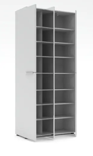 Garderobe - inkl. Sitzkissen, Weiß