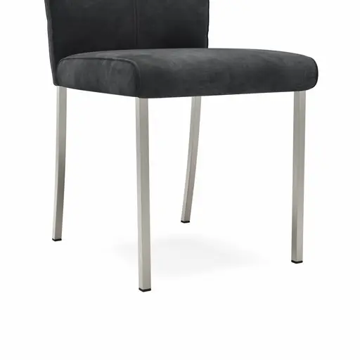 Stuhl 4110 - Stoff, Anthrazit