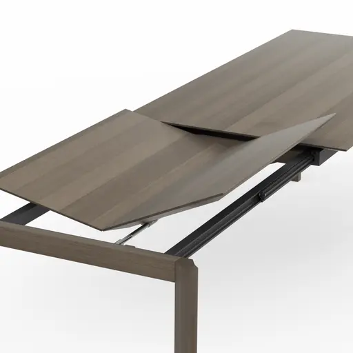 Esstisch Saratoga - ausziehbar, LB ca. 180x95 cm, Buche massiv, silbergrau geölt