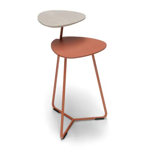 Beistelltisch Fano Butler - LBH ca. 37x32x56 cm, Fenix, Siena