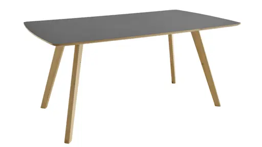 Esstisch Bat - LB ca. 180x100 cm, HPL, Schiefer
