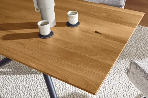 Esstisch Tineo - LB ca. 180 x 90 cm, Charaktereiche massiv